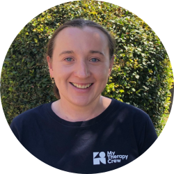 a friendly occupational therapist